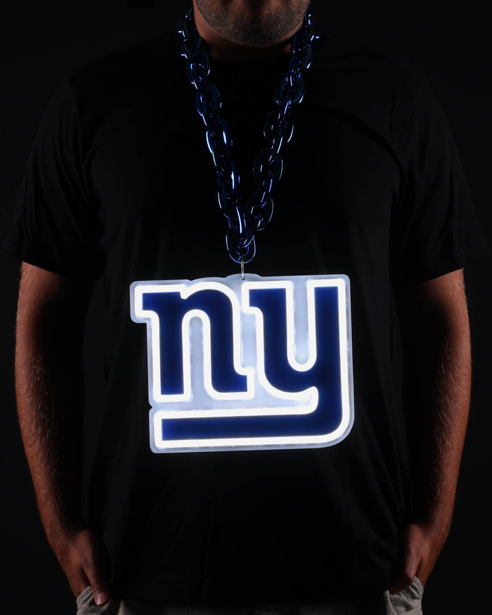 New York Giants Neon Light Up Big Logo Chain