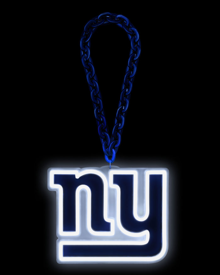 New York Giants Neon Light Up Big Logo Chain