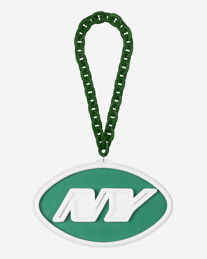 New York Jets Neon Light Up Big Logo Chain FOCO - FOCO.com