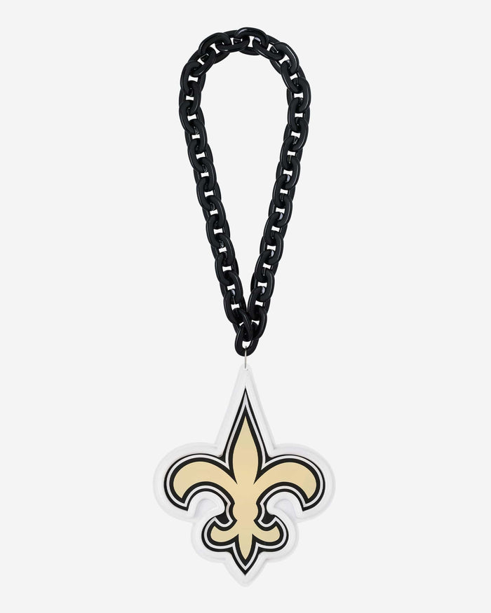 New Orleans Saints Neon Light Up Big Logo Chain FOCO - FOCO.com