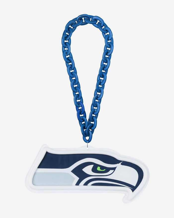 Seattle Seahawks Neon Light Up Big Logo Chain FOCO - FOCO.com