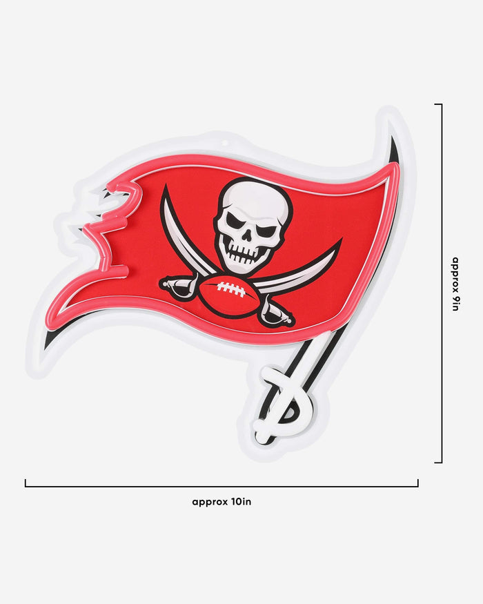 Tampa Bay Buccaneers Neon Light Up Big Logo Chain FOCO - FOCO.com