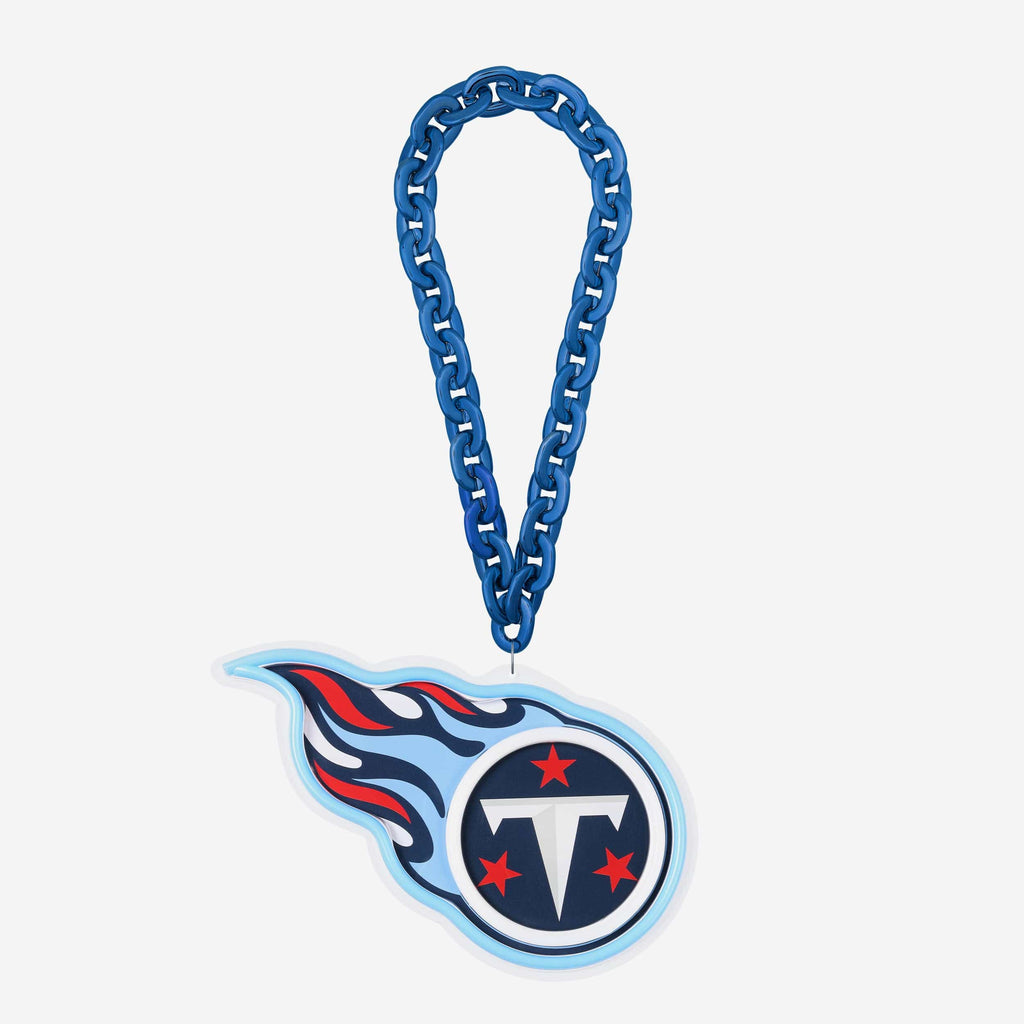 Tennessee Titans Neon Light Up Big Logo Chain FOCO - FOCO.com