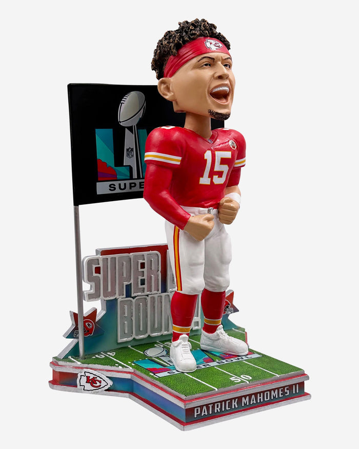 Patrick Mahomes Kansas City Chiefs Super Bowl LVII Bound Bobblehead FOCO - FOCO.com