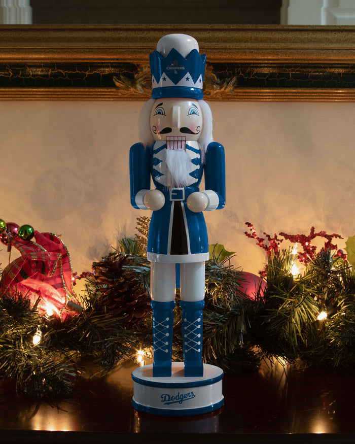 Los Angeles Dodgers 2024 World Series Champions Holiday Nutcracker FOCO - FOCO.com