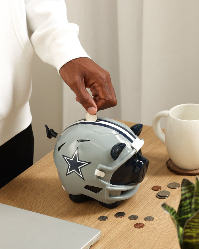 Dallas Cowboys Helmet Piggy Bank FOCO - FOCO.com