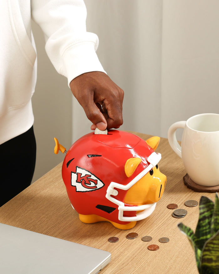 Kansas City Chiefs Helmet Piggy Bank FOCO - FOCO.com