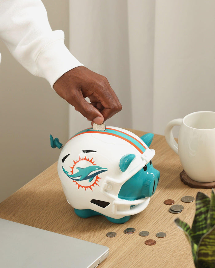 Miami Dolphins Helmet Piggy Bank FOCO - FOCO.com