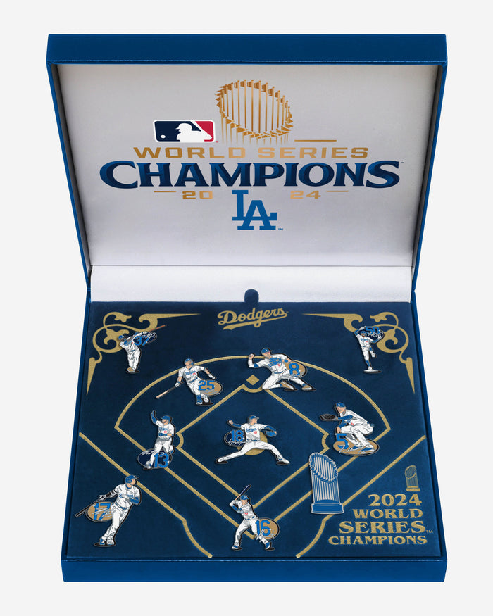 Los Angeles Dodgers 2024 World Series Champions Pro Pinz Set FOCO - FOCO.com