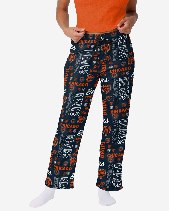 Chicago Bears Womens Mini Print Lounge Pants FOCO S - FOCO.com