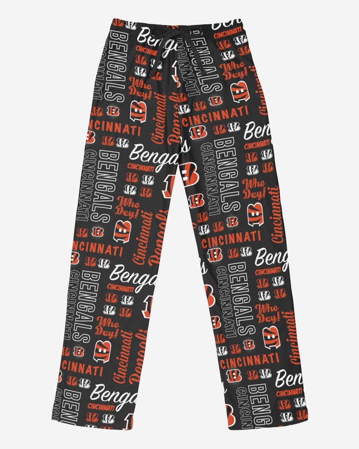 Cincinnati Bengals Womens Mini Print Lounge Pants FOCO - FOCO.com