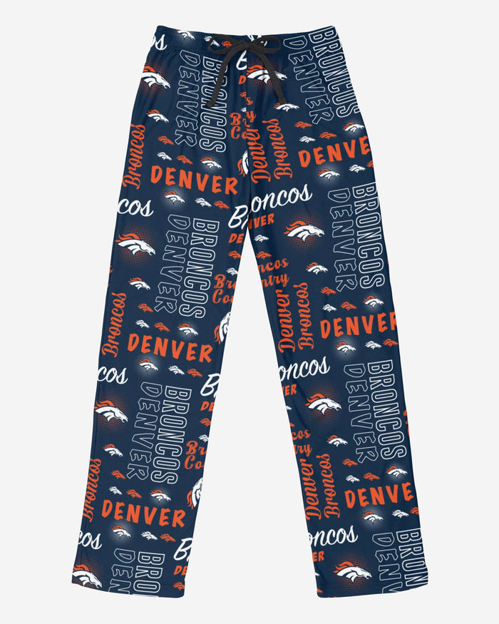 Denver Broncos Womens Mini Print Lounge Pants FOCO - FOCO.com