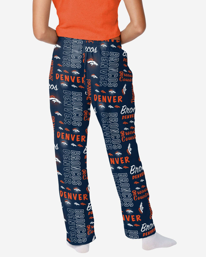 Denver Broncos Womens Mini Print Lounge Pants FOCO - FOCO.com