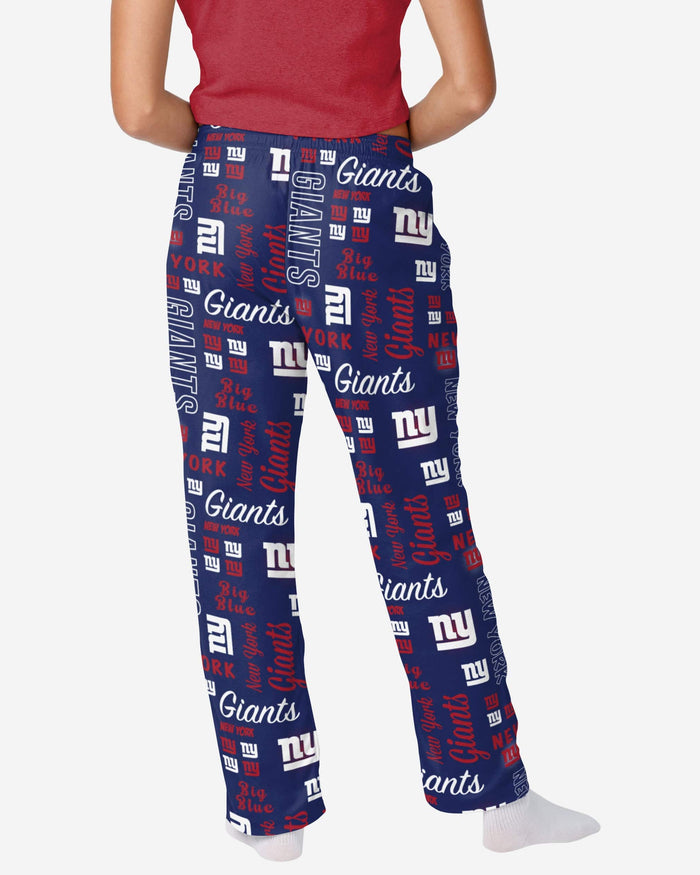 New York Giants Womens Mini Print Lounge Pants FOCO - FOCO.com