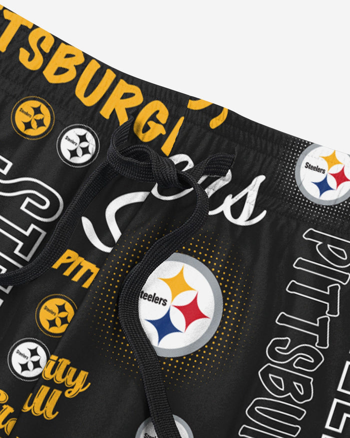Pittsburgh Steelers Womens Mini Print Lounge Pants FOCO - FOCO.com
