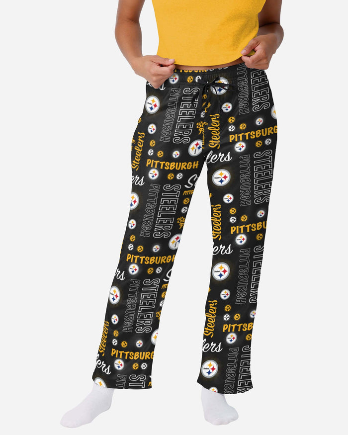 Pittsburgh Steelers Womens Mini Print Lounge Pants FOCO S - FOCO.com