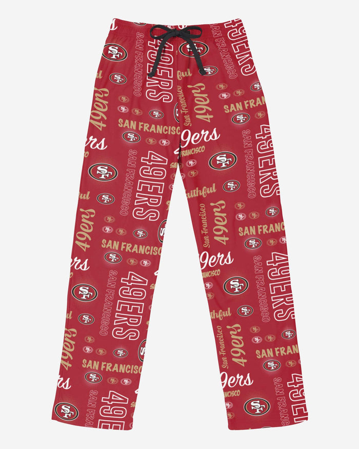 San Francisco 49ers Womens Mini Print Lounge Pants FOCO - FOCO.com