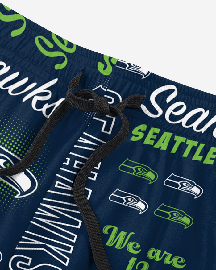 Seattle Seahawks Womens Mini Print Lounge Pants FOCO - FOCO.com