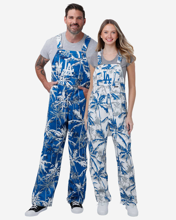 Los Angeles Dodgers Mens Palm Tree Thematic Bib Overalls FOCO - FOCO.com