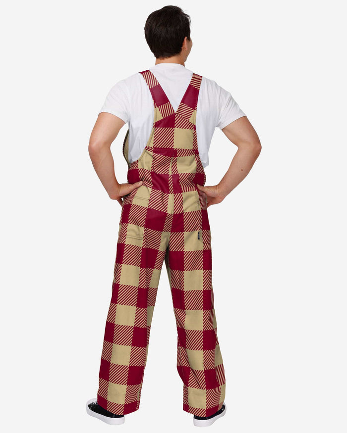 Florida State Seminoles Mens Plaid Bib Overalls FOCO - FOCO.com