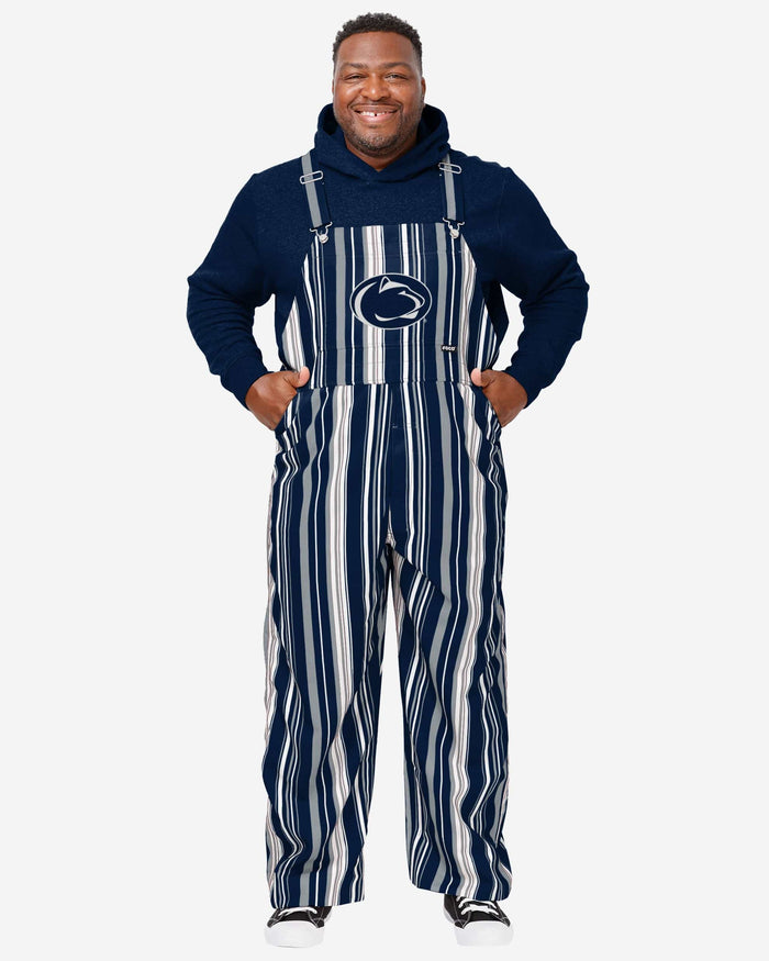 Penn State Nittany Lions Mens Hyper Stripe Bib Overalls FOCO S - FOCO.com