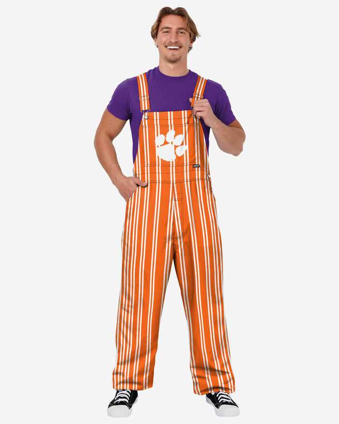 Clemson Tigers Mens Sideline Spirit Bib Overalls FOCO S - FOCO.com