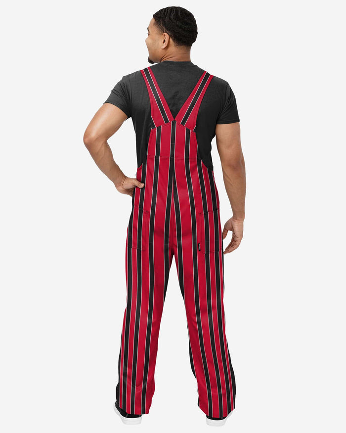 Louisville Cardinals Mens Sideline Spirit Bib Overalls FOCO - FOCO.com
