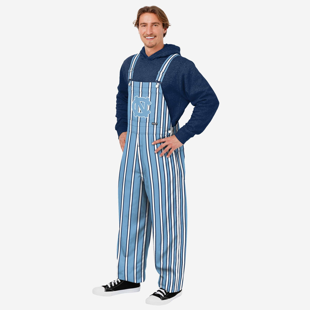 North Carolina Tar Heels Mens Sideline Spirit Bib Overalls FOCO S - FOCO.com