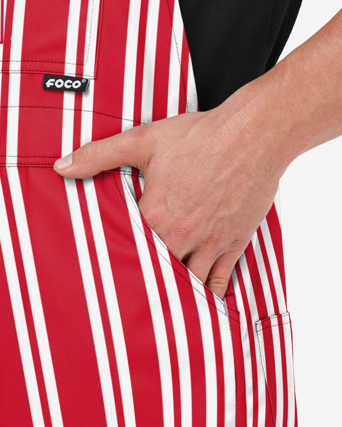 Nebraska Cornhuskers Mens Sideline Spirit Bib Overalls FOCO - FOCO.com