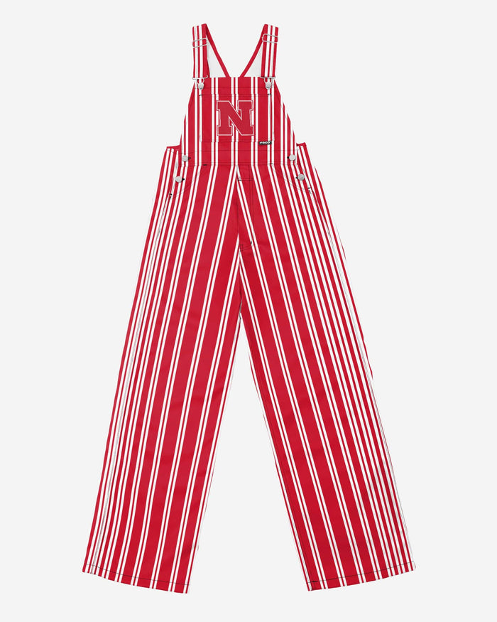 Nebraska Cornhuskers Mens Sideline Spirit Bib Overalls FOCO - FOCO.com