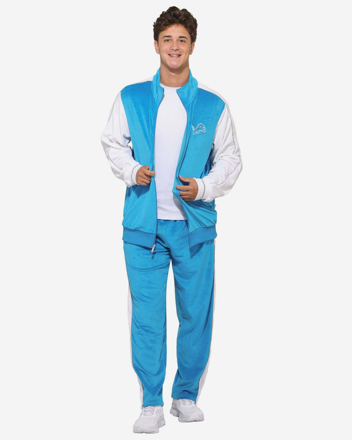 Detroit Lions Two Tone Velour Pants FOCO S - FOCO.com
