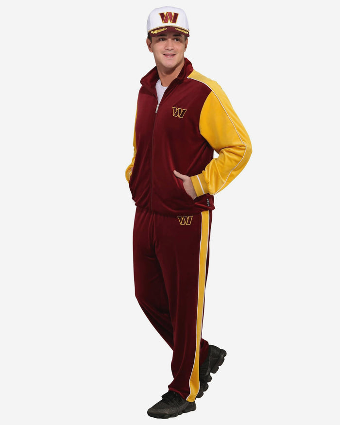 Washington Commanders Two Tone Velour Pants FOCO S - FOCO.com