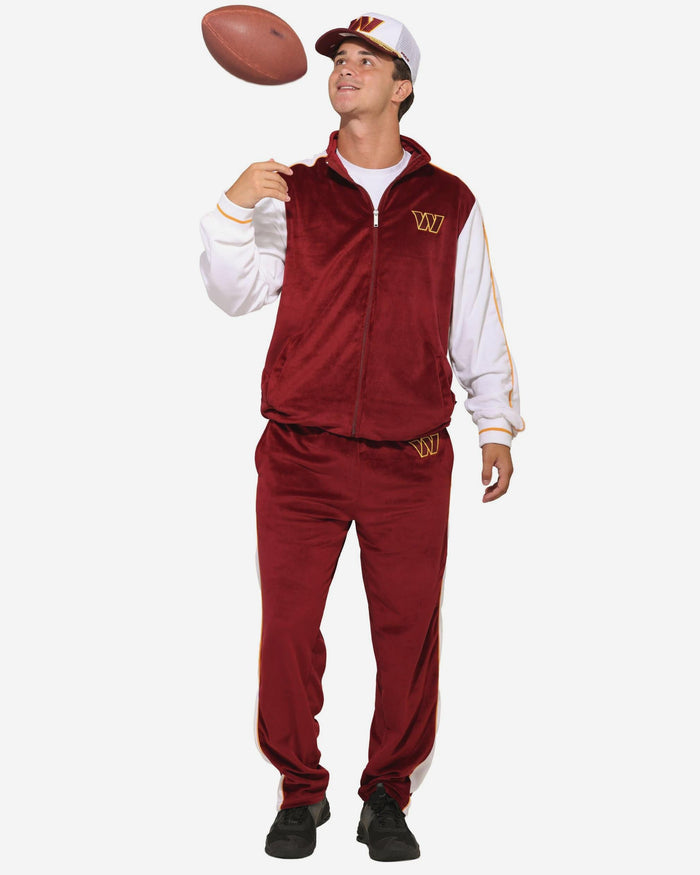 Washington Commanders Two Tone Velour Pants FOCO S - FOCO.com