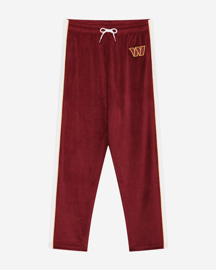 Washington Commanders Two Tone Velour Pants FOCO S - FOCO.com