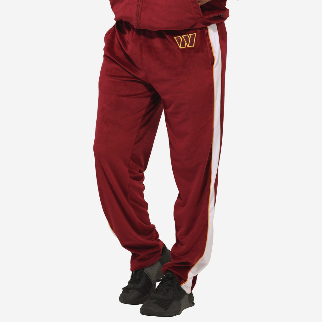 Washington Commanders Two Tone Velour Pants FOCO S - FOCO.com