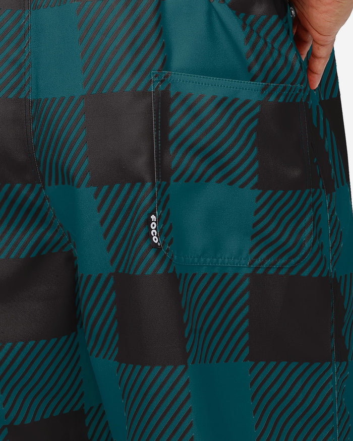 Philadelphia Eagles Super Bowl LIX Champions Plaid Bib Overalls FOCO - FOCO.com