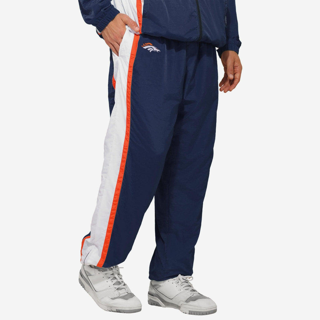 Denver Broncos Nylon Crinkle Gameday Pants FOCO S - FOCO.com