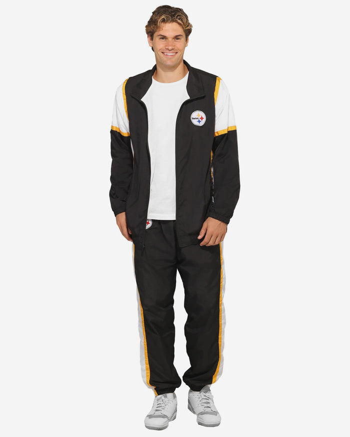 Pittsburgh Steelers Nylon Crinkle Gameday Pants FOCO S - FOCO.com