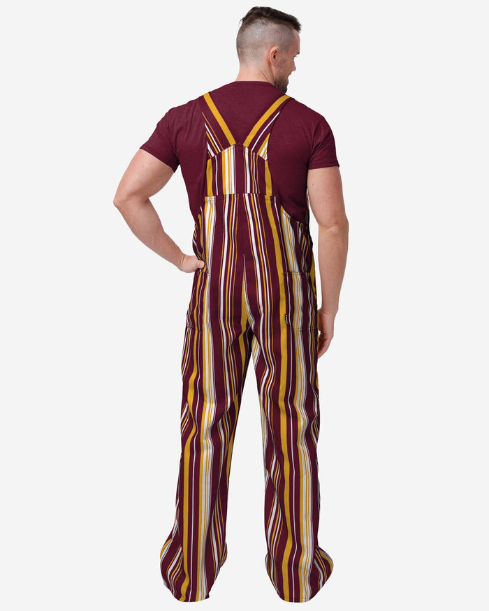 Washington Commanders Mens Hyper Stripe Bib Overalls FOCO - FOCO.com