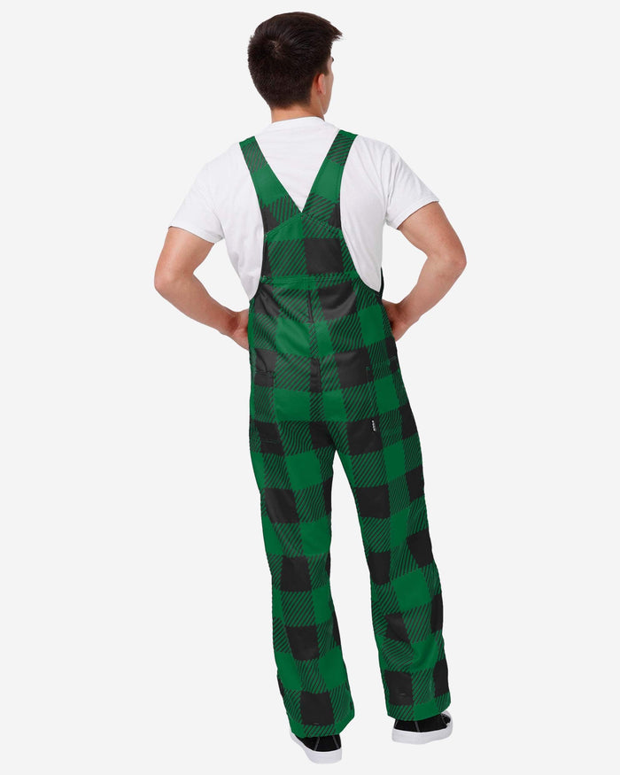 Philadelphia Eagles Super Bowl LIX Champions Kelly Green Plaid Bib Overalls FOCO - FOCO.com