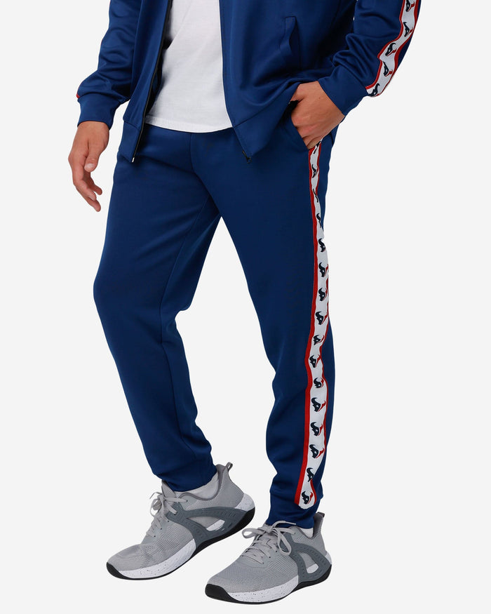 Houston Texans Stripe Logo Track Pants FOCO S - FOCO.com