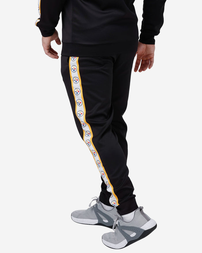 Pittsburgh Steelers Stripe Logo Track Pants FOCO - FOCO.com