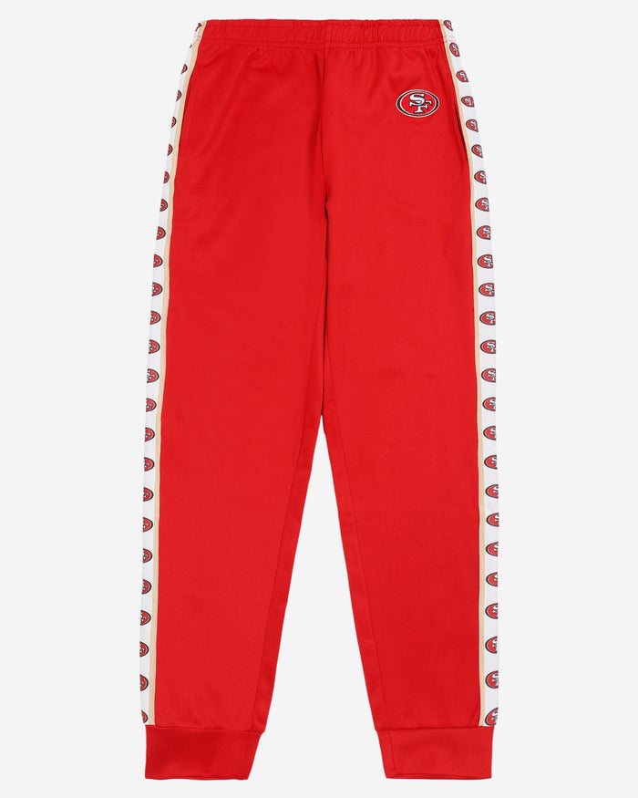 San Francisco 49ers Stripe Logo Track Pants FOCO - FOCO.com