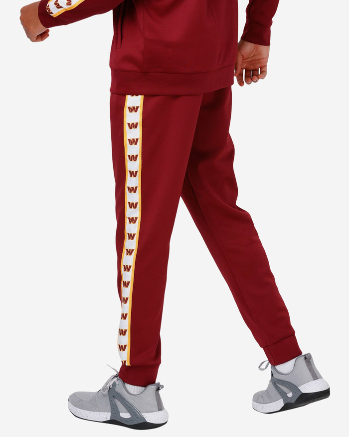 Washington Commanders Stripe Logo Track Pants FOCO - FOCO.com