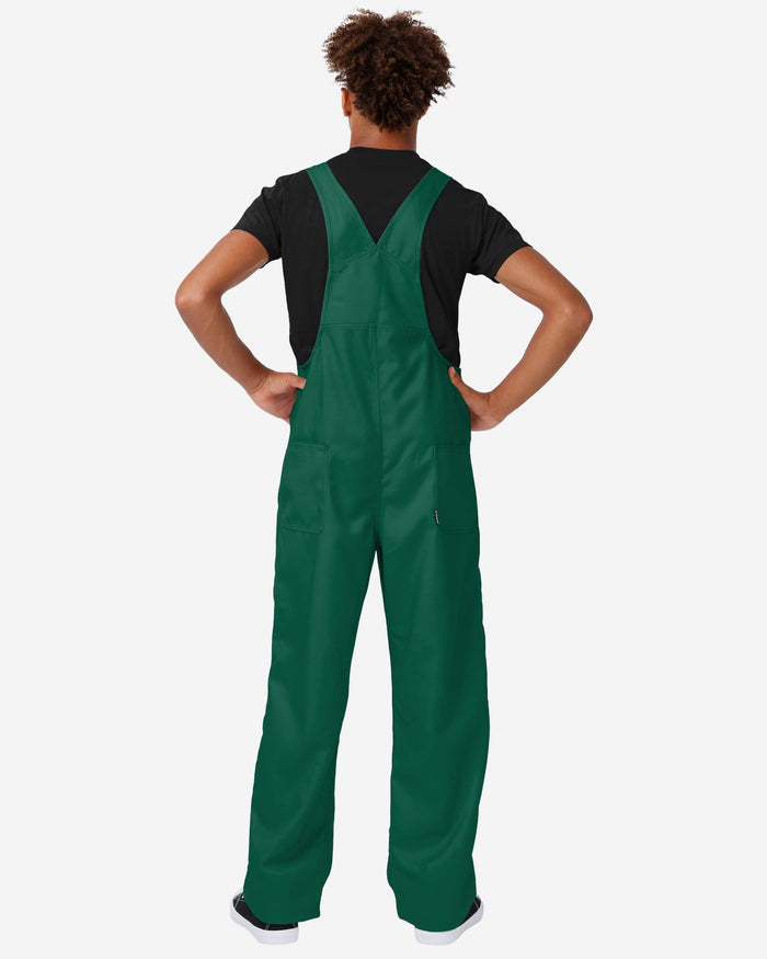 New York Jets Mens Solid Wordmark Bib Overalls FOCO - FOCO.com