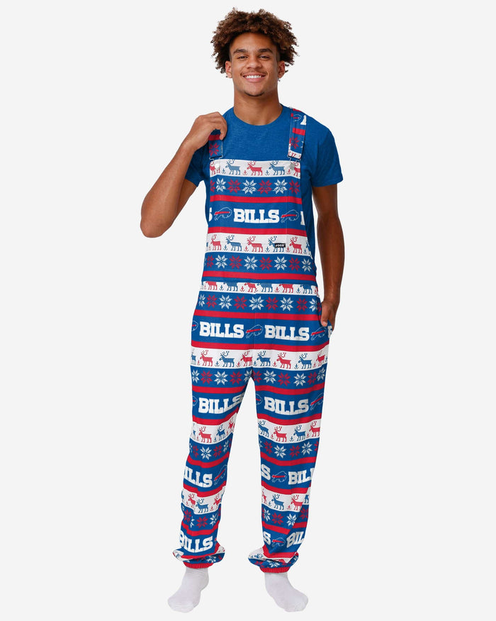 Buffalo Bills Mens Ugly Home Gating Bib Overalls FOCO S - FOCO.com