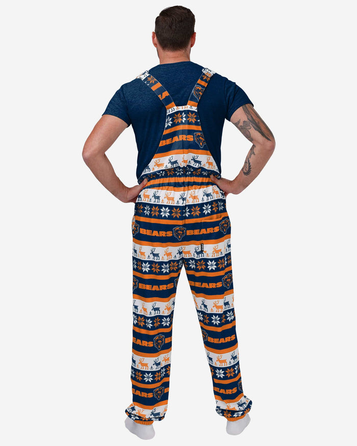 Chicago Bears Mens Ugly Home Gating Bib Overalls FOCO - FOCO.com