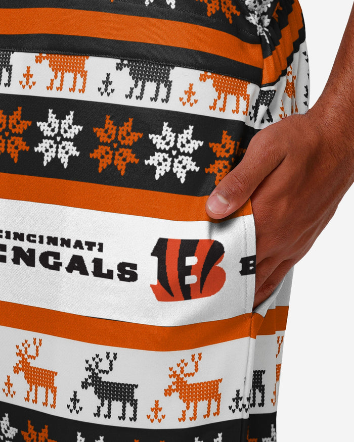 Cincinnati Bengals Mens Ugly Home Gating Bib Overalls FOCO - FOCO.com