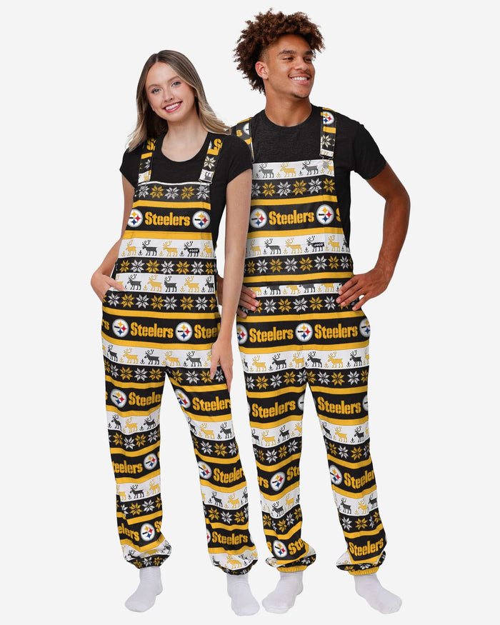 Pittsburgh Steelers Mens Ugly Home Gating Bib Overalls FOCO - FOCO.com