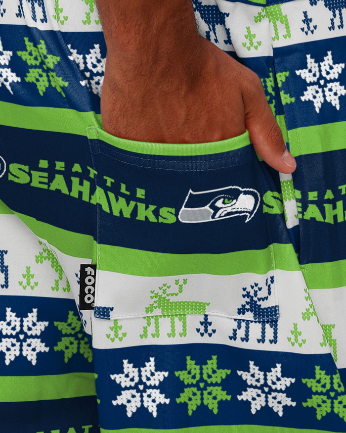 Seattle Seahawks Mens Ugly Home Gating Bib Overalls FOCO - FOCO.com